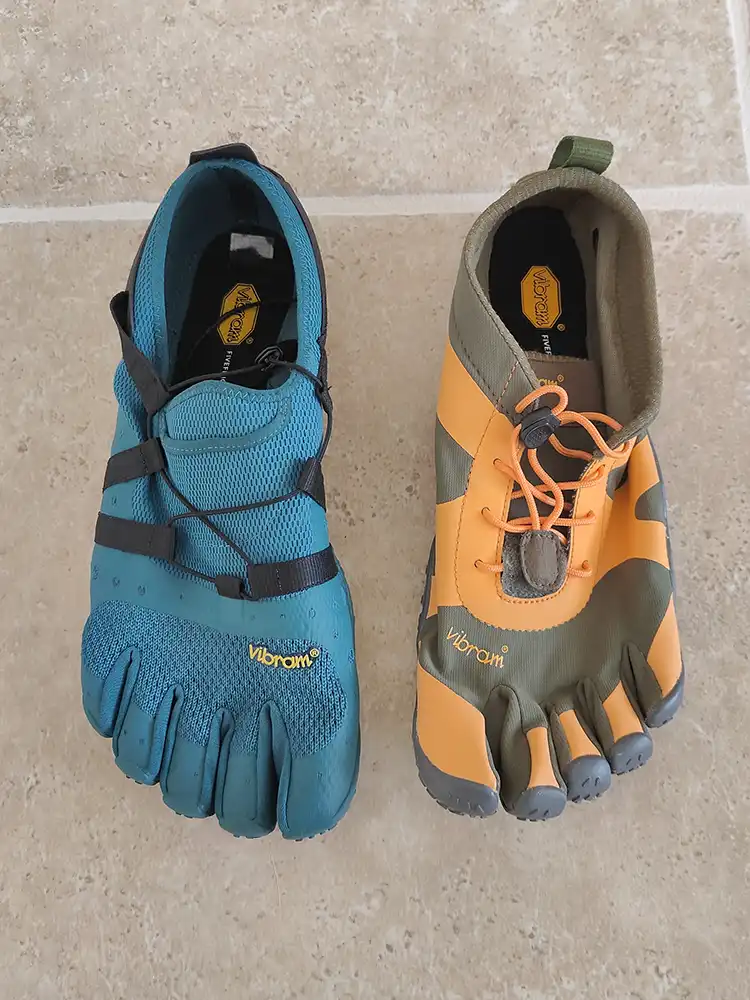 Test des Vibram Fivefingers Spidrwalk et comparaison avec les V-Alpha